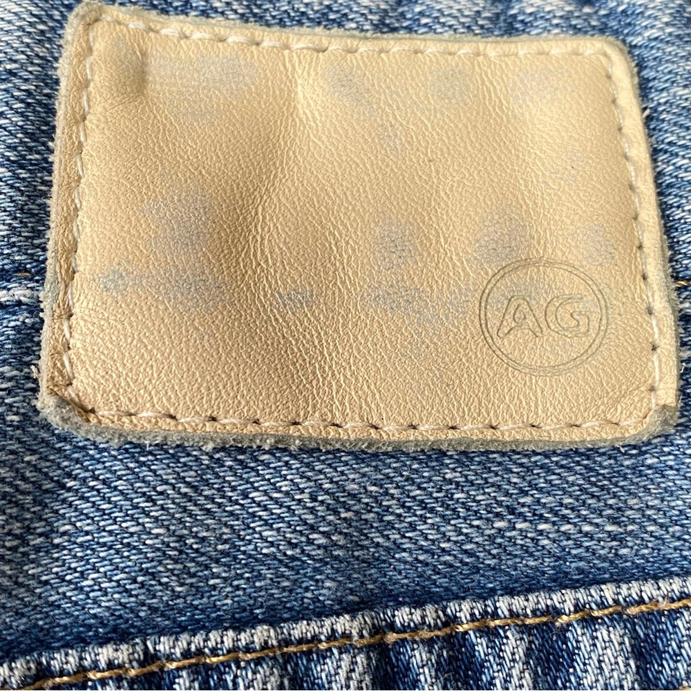 AG-ED DENIM Adriano Goldschmied Classic Blue Straight Fade Jeans Sz 31R - Picture 13 of 16